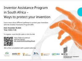 Inventor Assistance Program in South Africa promotes invention protection
