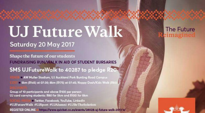 Participate in the UJ Future Walk and help educate a child