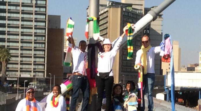 Another secret mission for the happy hookers of 67 Blankets for Nelson Mandela Day