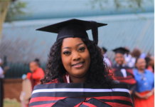 A Tshwane University of Technology journalism graduate overcomes adversity to earn her degree